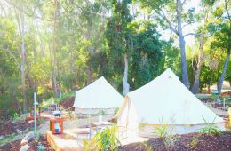 Luxe Bell Tents Lakeside Tourist Park