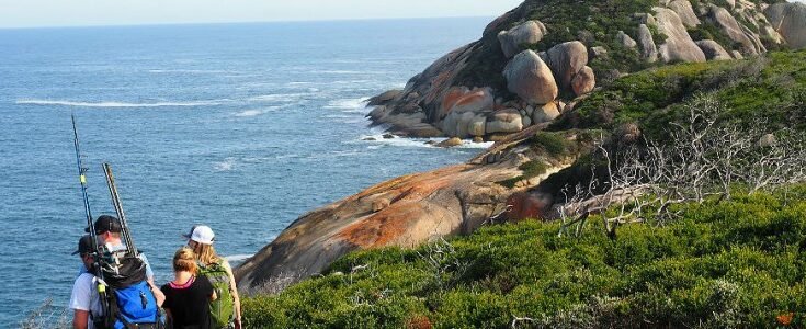 Admiring the Tongue Point Views