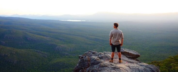 Inspiring view from the Balconies in the Grampians