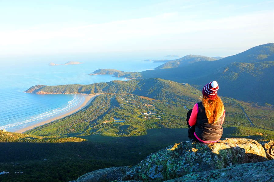 Overlooking Tidal River at Sunrise