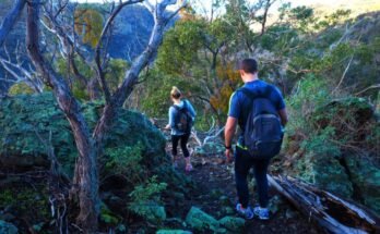 Walking down to the Werribee River