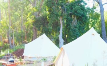 Luxe Bell Tents Lakeside Tourist Park